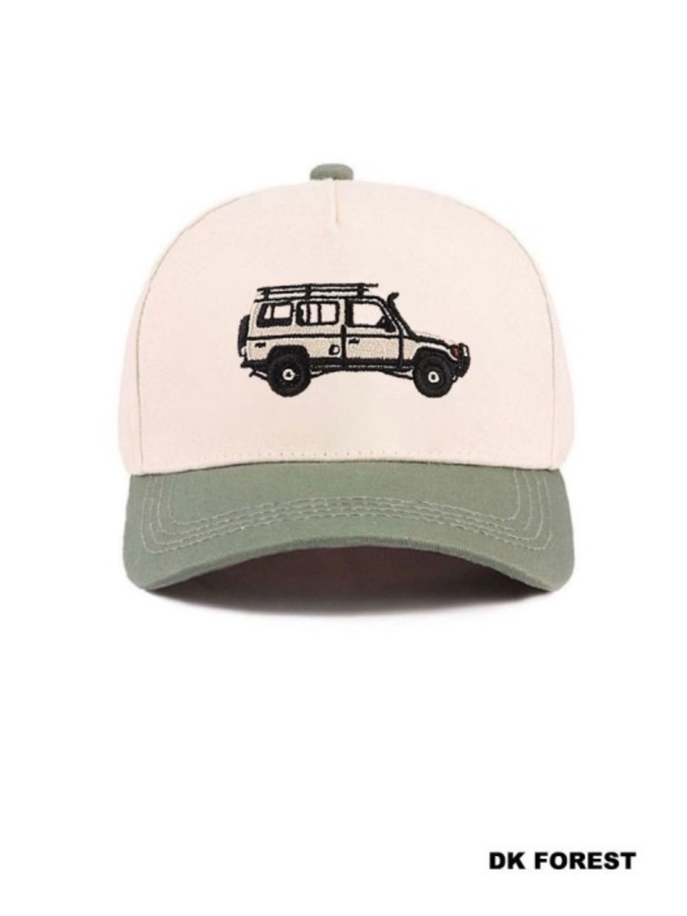 DK Forest Kids Two-Tone Adventure Cap - Cream & Olive